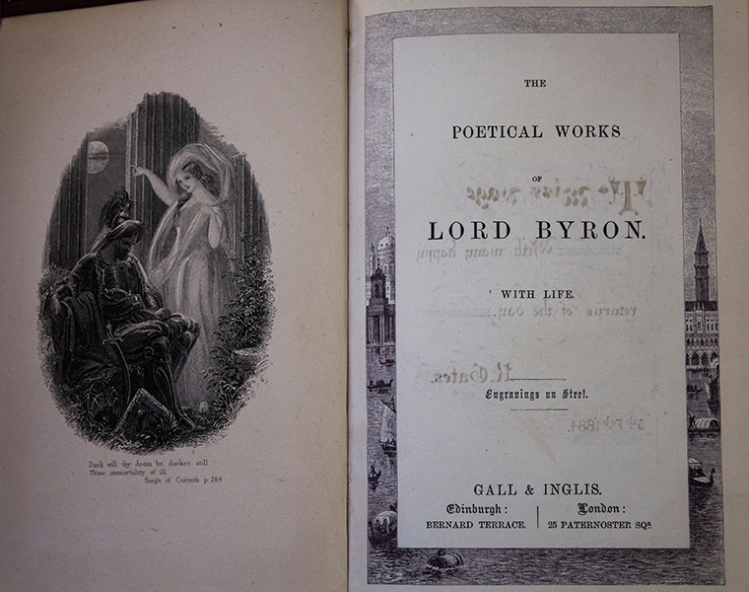 Byron titlepage